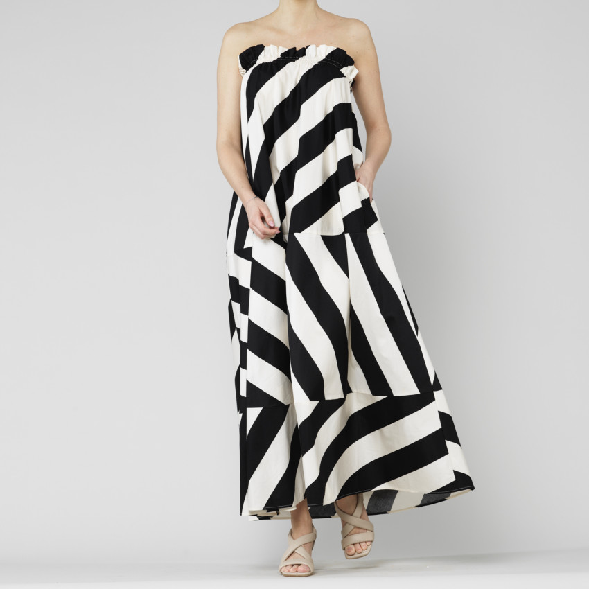Wide Stripe Dress