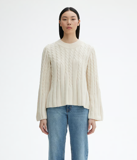 Faded Cable Knit